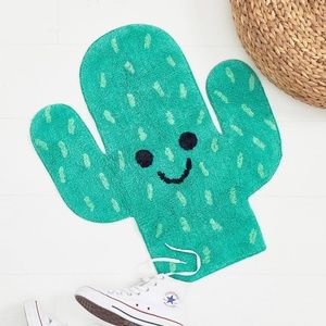 NWT Cute Kid's Happy Cactus Rug
